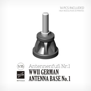 画像1: ロコムモデル[RCRP35020]1/35 WWII ドイツ軍用アンテナ基部セットNo.1(アンテナファスNr.1)14個入 (1)