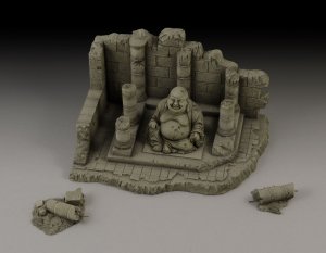画像1: RoyalModel[RM016]1/35 仏像のある寺院 (1)