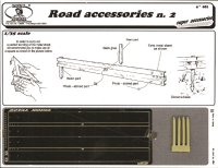 RoyalModel[RM081]1/35 道路アクセサリーN02 ガードレール他