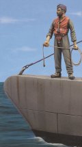 RoyalModel[RM241]1/35 独 艫綱を持つUボート乗員/wUボート艦首(ベース付)