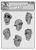 RoyalModel[RM252]1/35 独 ヘッド 6個入りパート1