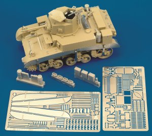 画像1: RoyalModel[RM309]1/35 米 M3 スチュアート軽戦車 ディテールセット アカデミー用 (1)