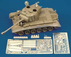 画像1: RoyalModel[RM310]1/35 米 M26 パーシング重戦車 ディテールセット タミヤ用 (1)