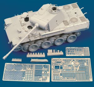 画像1: RoyalModel[RM313]1/35 独 パンターA初期型 ディテールセット ドラゴン用 (1)