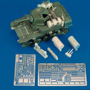 画像1: RoyalModel[RM331]1/35 米 M3A1 スチュアート軽戦車ディテールセット アカデミー用 (1)