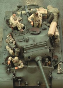 画像1: RoyalModel[RM339]1/35 米 M26 パーシング戦車兵 4体 (1)