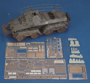 画像1: RoyalModel[RM386]1/35 独 Sd.kfz.232・8輪装甲車 パート1 ディテールセット タミヤ用 (1)