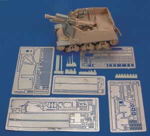 画像1: RoyalModel[RM427]1/35 独 ホチキスH39(f)10.5cm自走榴弾砲 トランペッター用 (1)