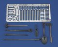 RoyalModel[RM443]1/35 米 WWII戦車用工具&ホルダー