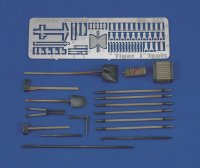 RoyalModel[RM455]1/35 独 タイガーI用車載工具&ホルダー
