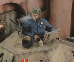 画像1: RoyalModel[RM485]1/35 伊 WWIIイタリア戦車兵No.1 (1)