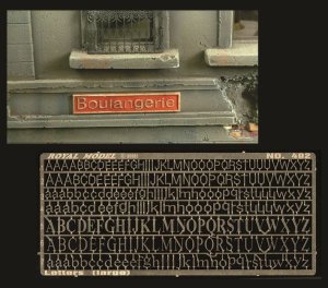 画像1: RoyalModel[RM492]1/35 鋳造用文字（大） (1)