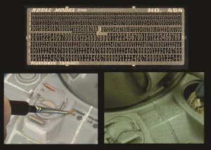 画像1: RoyalModel[RM494]1/35 鋳造用数字（小） (1)