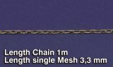 RoyalModel[RM516]金属チェーン（A）リング長3.3 mm