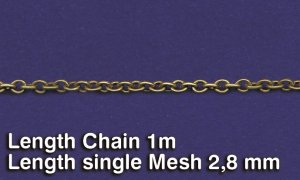 画像1: RoyalModel[RM520]金属チェーン（E）リング長2.8 mm (1)