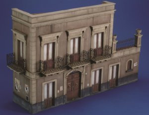 画像1: RoyalModel[RM569]1/35 イタリアの二階建てビル (1)