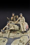 RoyalModel[RM583]1/35 英 シャーマン "クライヴ"号搭乗員セット 3体入り