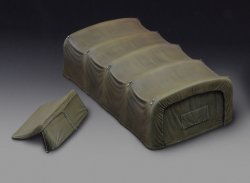 画像1: RoyalModel[RM624]1/35 米 2 1/2ｔ 6x6カーゴトラック用キャンバスカバー