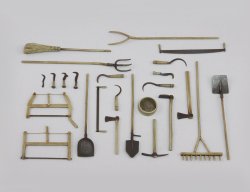 画像1: RoyalModel[RM637]1/35 農耕具各種セット