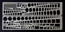 画像1: RoyalModel[RM671]スジ彫り用各種枠型テンプレートセット（オールスケール対応）