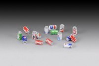 RoyalModel[RM713]1/35 飲料用缶 銘柄デカール付