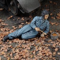 RoyalModel[RM719]1/35 露 WWIIロシア戦車兵の昼食