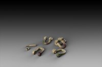 RoyalModel[RM740]1/35 独 キングタイガー用U字牽引フックセット