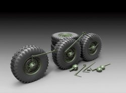 画像1: RoyalModel[RM742]1/35 米 DUKW用自重変形タイヤセット