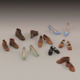 RoyalModel[RM787]1/35 ハイヒール&革靴セット