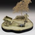 RoyalModel[RM790]1/35 英 WWII兵と座り込んだロバ