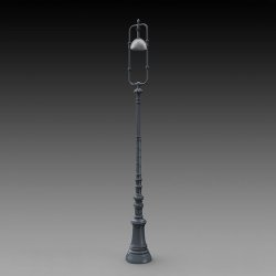 画像1: RoyalModel[RM792]1/35 古びた街路灯