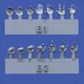 RoyalModel[RM840]1/35 手のひら各種詰め合わせセット No2