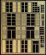 画像1: RoyalModel[RM1004]1/72 ジオラマアクセサリー エッチング製建物用窓 アソートセット (1)