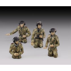画像1: RoyalModel[RM1009]1/35 WWII ドイツ 車上の戦車兵セット(4体入)