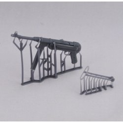 画像2: RoyalModel[RM1013]1/16 WWII ドイツ MP40機関短銃 ストック展開状態(3Dプリント製)