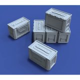 RoyalModel[RM1018]1/16 アメリカ .50口径M2重機関銃用弾薬箱(6個入)