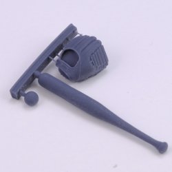 画像3: RoyalModel[RM1019]1/16 ジオラマアクセサリー 野球用具セット(3Dプリント製)