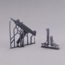 画像2: RoyalModel[RM1028]1/16 現用 イスラエル ウージー短機関銃(3Dプリント製)
