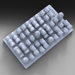 画像2: RoyalModel[RM1054]1/72 WWII アメリカ バッグ類アソートセット(35個入)