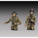 RoyalModel[RM1071]1/16 WWII ドイツ 乗車中の武装親衛隊戦車兵セット パート1(2体入)
