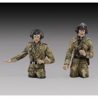 RoyalModel[RM1071]1/16 WWII ドイツ 乗車中の武装親衛隊戦車兵セット パート1(2体入)