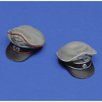 RoyalModel[RM1075]1/16 WWII ドイツ 戦車兵将校用制帽セット(2個入)