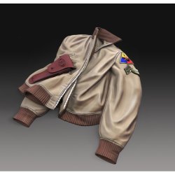 画像2: RoyalModel[RM1077]1/35 WWII アメリカ タンカースジャケットセット(3個入)