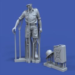 画像2: RoyalModel[RM1084]1/35 WWII ドイツ・アフリカ軍団 ジェリカンを運ぶ兵士