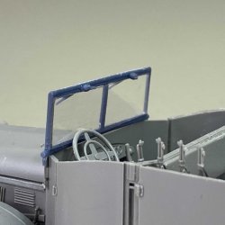 画像5: RoyalModel[RM1097]1/35 WWII 8.8cm対空自走砲 フォマーグ9t用フロントガラス(ダスヴェルク用)