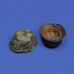 画像1: RoyalModel[RM1103]1/16 WWII ドイツ 歩兵用ヘルメットセット(2個入)