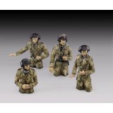 RoyalModel[RM1105]1/72 WWII ドイツ 車上の戦車兵セット(4体入)