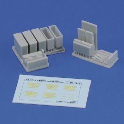 画像1: RoyalModel[RM1117]1/16 現用 アメリカ 7.62mm機銃弾薬箱セット「ベトナム」(5個入)