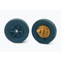 画像3: RoyalModel[RM1155]1/35 WWII イタリア アウトブリンダAB41装甲車「リビア」自重変形タイヤセット(6個入)