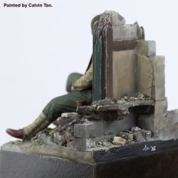 画像4: RoyalModel[RM1163]1/35 WWII アメリカ 休息する兵士(ベース付)